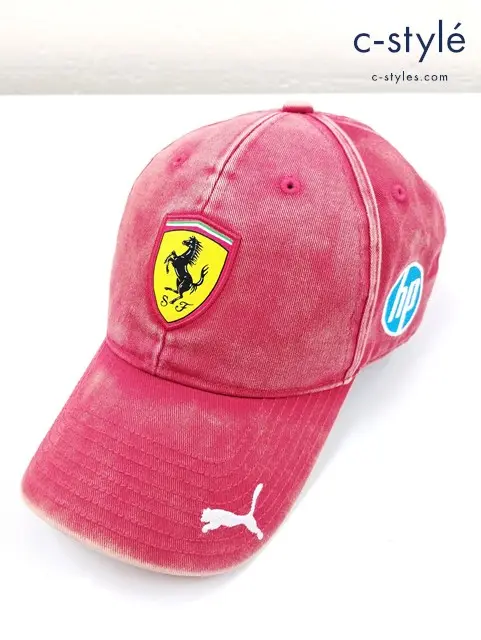 Ferrari×puma フェラーリ×プーマ キャップ レッド ラスベガスGP 026305-01