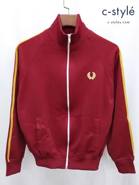 FRED PERRY フレッドペリー トラックジャケット S レッド ジャージ