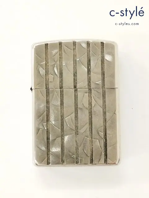 ZIPPO ジッポー オイルライター ARMOR ランダムウェーブカット シルバー ’15 アーマー