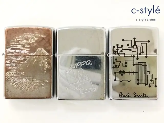 ZIPPO ジッポー オイルライター 富士山 ポールスミス zippo 25th Anniversary 計3点