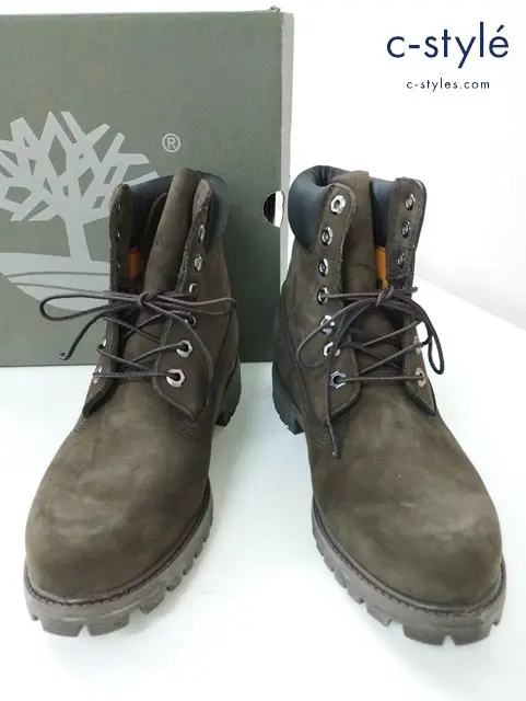 Timberland ティンバーランド ブーツ 8・1/2W カーキ 10001 4240 レースアップ
