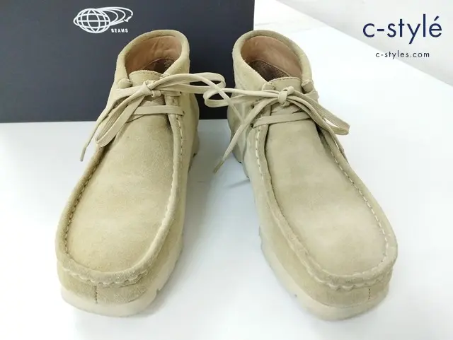 CLARKS×BEAMS クラークス×ビームス シューズ UK6 ベージュ ワラビー ゴアテックス 26138982