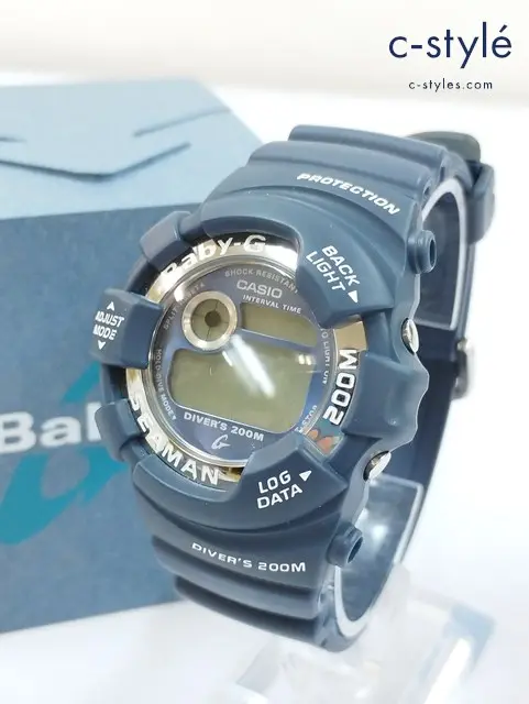 CASIO カシオ 腕時計 ネイビー Baby-G BGW-101 クォーツ