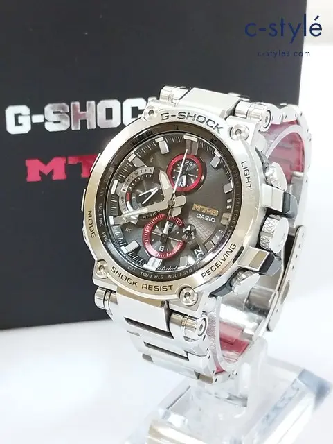 CASIO カシオ 腕時計 シルバー×ブラック G-SHOCK MTG-B1000D-1AJF