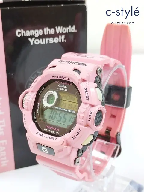CASIO カシオ 腕時計 ピンク G-SHOCK GW-9200KJ-4JR クォーツ