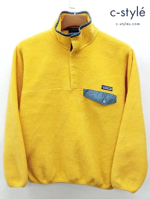 patagonia パタゴニア トップス S イエロー フリース