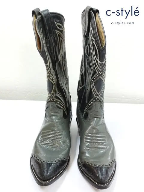 Tony Lama トニーラマ ウエスタンブーツ 9 ブラック系 10610516 USA製