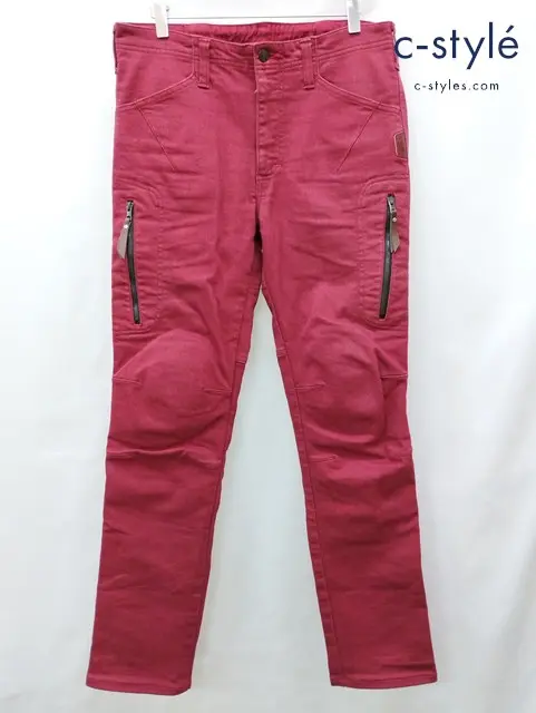 KUSHITANI クシタニ エクスパンドコーデュラワークパンツ 31 レッド K-1935 日本製