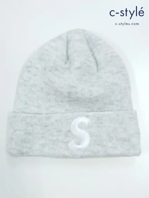 Supreme×NEW ERA シュプリーム×ニューエラ ニット帽 ONESIZE ライトグレー系