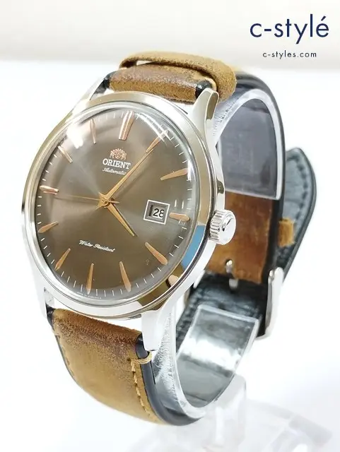 ORIENT オリエント 腕時計 グレー系×ブラウン系 AC08-C0-B 自動巻き