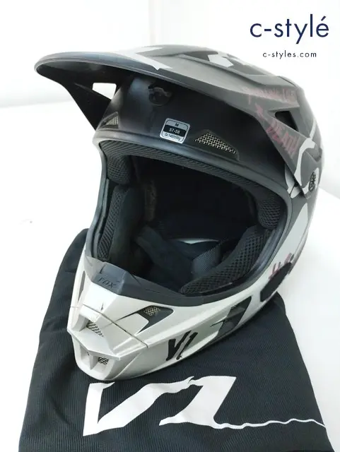 FOX フォックス ヘルメット M（57～58cm) ブラック系 V1 DOT