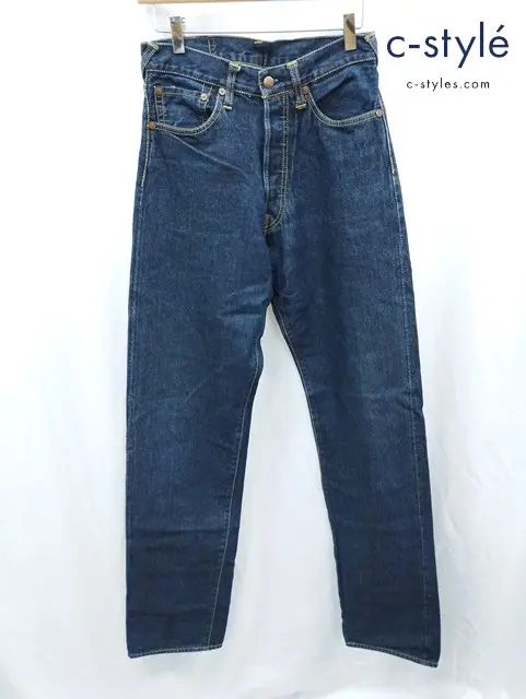 EVISU エヴィス デニムパンツ 30×35 インディゴ 綿100% ボタンフライ 1930