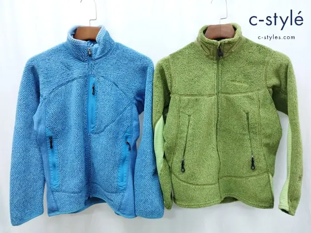 Patagonia パタゴニア フリースジャケット S ブルー グリーン USA製 25143S5 25142FA レディース