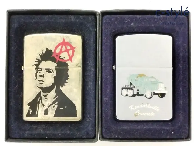 ZIPPO オイルライター コンクリート ミキサー車 シルバー ’67 アナーキー シド・ヴィシャス ゴールド ’05