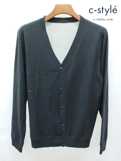 agnes b. homme アニエスベーオム カーディガン ブラック×グレー リバーシブル