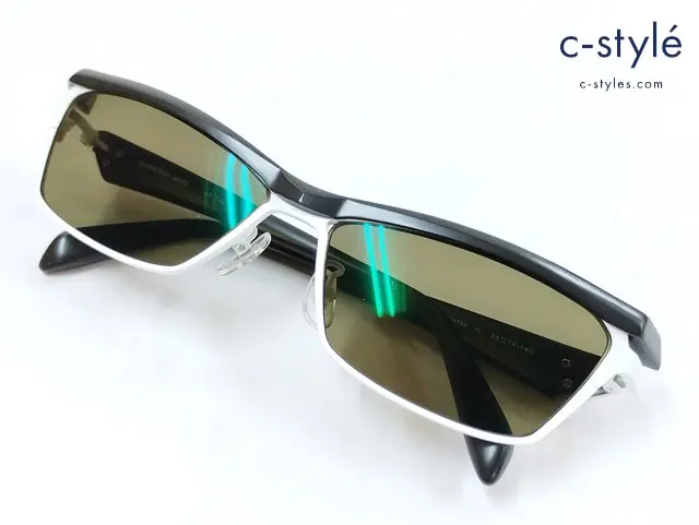 SAMURAI SHO サムライショウ サングラス 58□14-140 ブラック×ホワイト 日本製 SS-T28