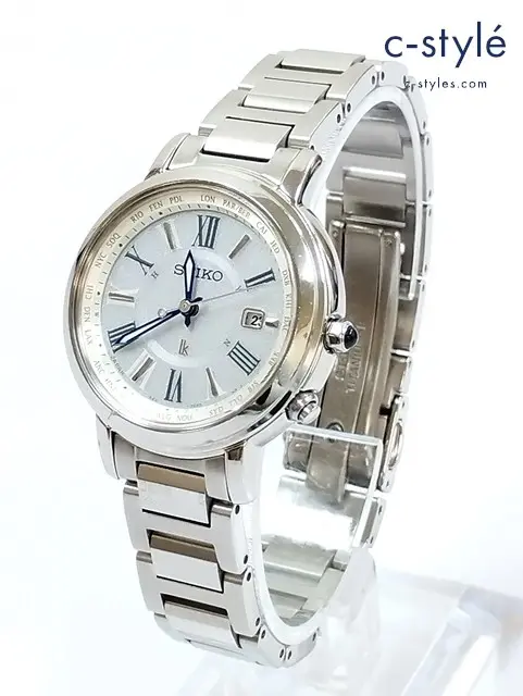 SEIKO セイコー 腕時計 シルバー ルキア 1B25-0AW0 日本製