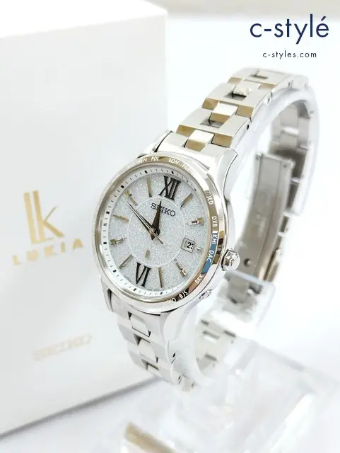 SEIKO セイコー 腕時計 シルバー×ホワイト系 ルキア 1B35-0AY0 日本製