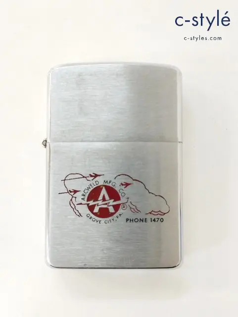 ZIPPO ジッポー オイルライター アークウェルド ヴィンテージ シルバー ’58