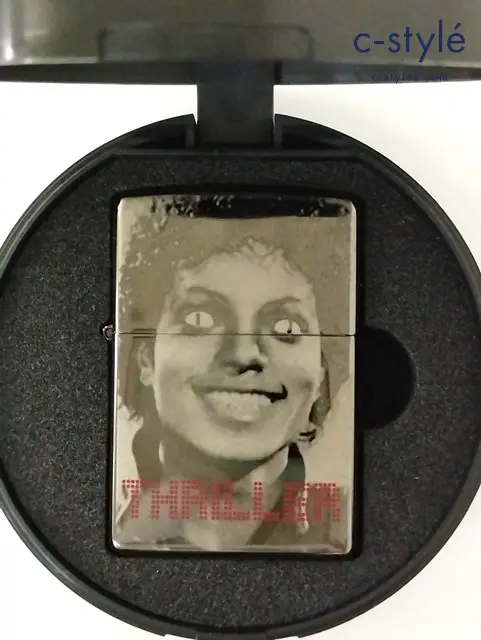 ZIPPO ジッポー オイルライター MICHAEL JACKSON Thriller ブラック系 ’09 ケース付