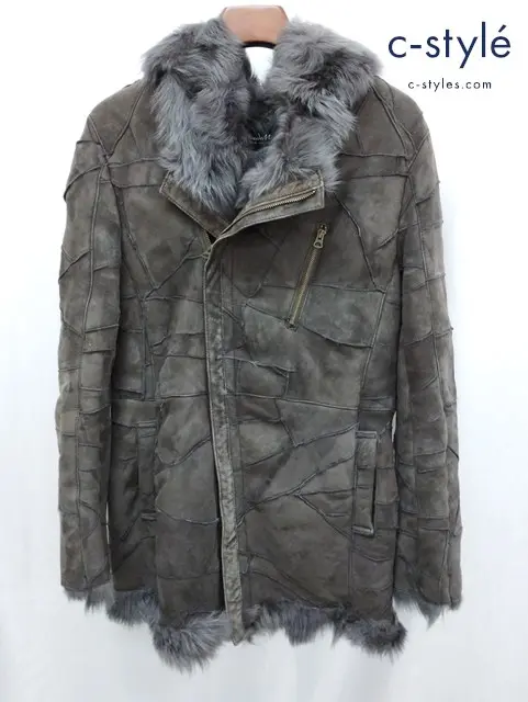 TORNADO MART トルネードマート ムートンコート L チャコールグレー TLE-3506