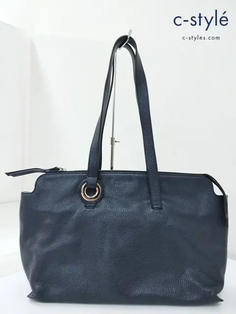 JIL SANDER NAVY ジルサンダーネイビー トートバッグ ネイビー イタリア製