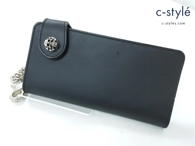 CREAM SODA クリームソーダ 長財布 ブラック トラッカー ウォレット チェーン