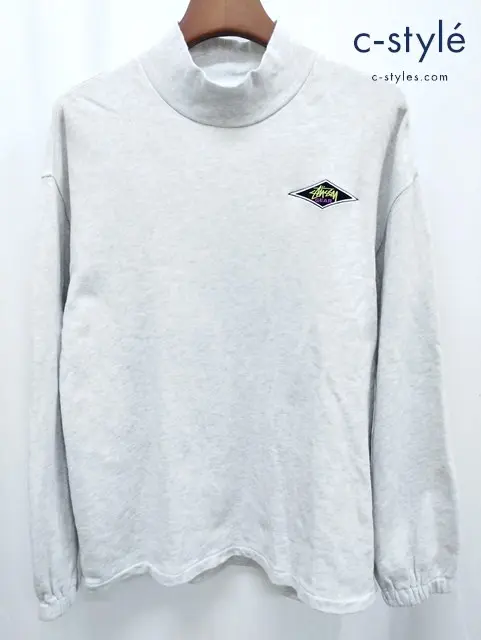 STUSSY ステューシー スウェット M ライトグレー系 綿100%