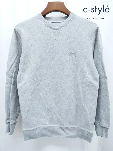 STUSSY ステューシー スウェット S グレー 綿100%