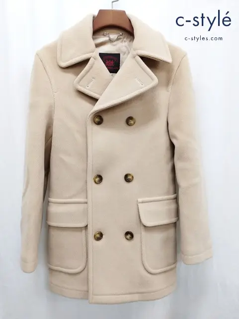 OLD ENGLAND オールドイングランド コート 38 ベージュ ウール100 65505031