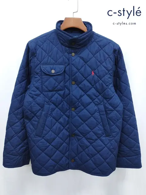 Polo by Ralph Lauren ポロバイラルフローレン キルティングワークジャケット XL ネイビー 中綿