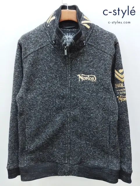 Norton ノートン ジップアップジャケット XL ブラック系 223N1308
