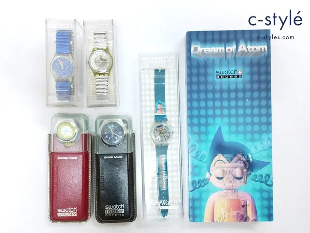 Swatch スウォッチ 腕時計 GK709 GG107 R6-3409 YLS105 dream of atom クオーツ 計5点