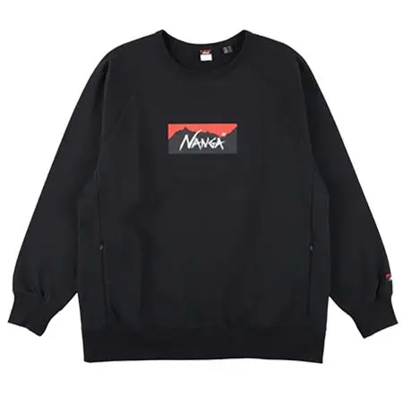 NANGA(ナンガ) エコハイブリッド ボックスロゴ スウェットシャツ