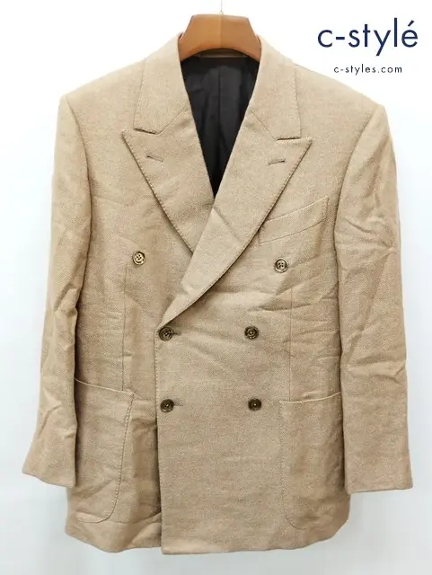 Ermenegildo Zegna エルメネジルドゼニア ダブルジャケット 7-48Y ブラウン系 SU MISURA