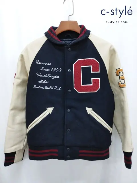 CONVERSE コンバース スタジャン M マルチカラー 中綿 袖牛革 6540-5417