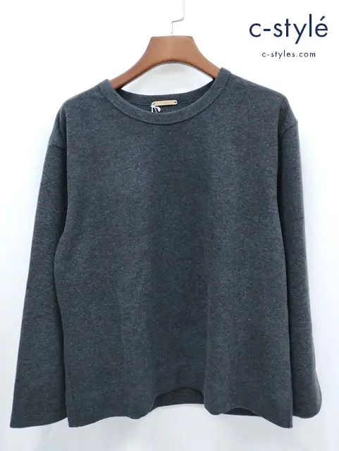 LAMOND ラモンド 長袖Tシャツ 4 グレー ACRYLIC LONG SLEEVE T SHITRS LM-C-091 日本製