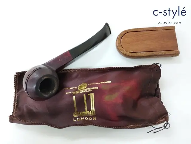dunhill Dress 31081 パイプ ポーチ 木製パイプレスト付き PIPE STAND スタンド