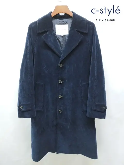 MACKINTOSH マッキントッシュ チェスターコート 38 ネイビー コーデュロイ 6P-3H イギリス製
