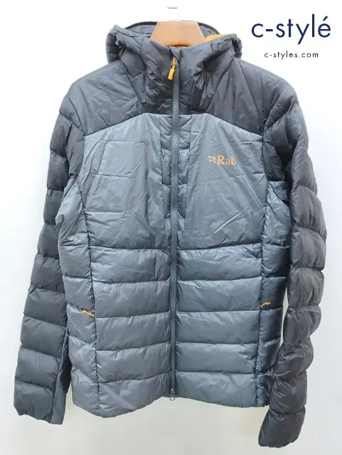 Rab ラブ ジャケット L グレー×ブラック Cirrus Ultra Hoody QIP-21