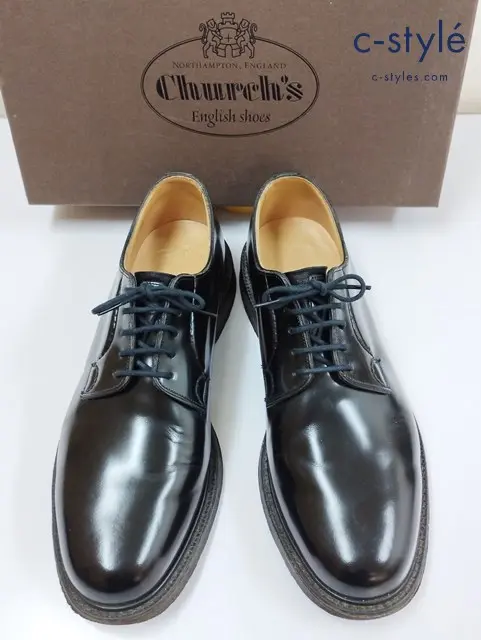 Church’s チャーチ SHANNON シャノン プレーントゥ シューズ 80F ブラック