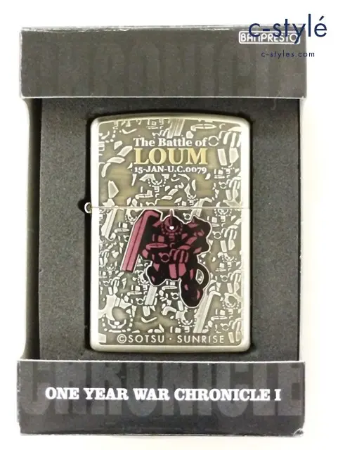 ZIPPO ジッポー オイルライター 機動戦士ガンダム 1年戦争クロニクル No.4 ルウム戦役 シルバー ’08