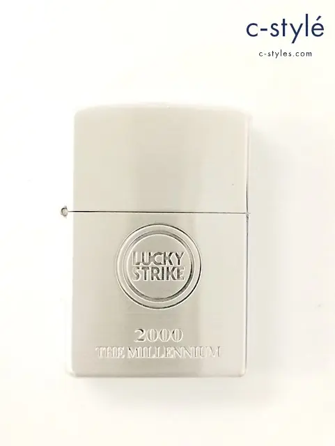 ZIPPO ジッポー オイルライター 2000 LUCKY STRIKE THE MILLENNIUM シルバー ’99