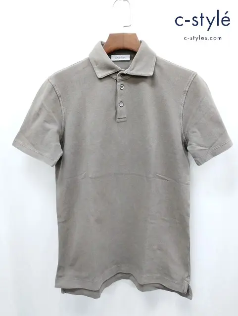 Cruciani クルチアーニ ポロシャツ 52 ベージュ系 半袖 CUJVL.P32