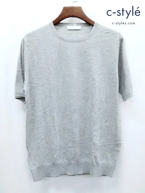 Cruciani クルチアーニ 半袖ニット 52 グレー MAN123C