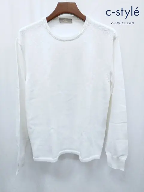 Cruciani クルチアーニ ニット 52 ホワイト 長袖 CU19.051