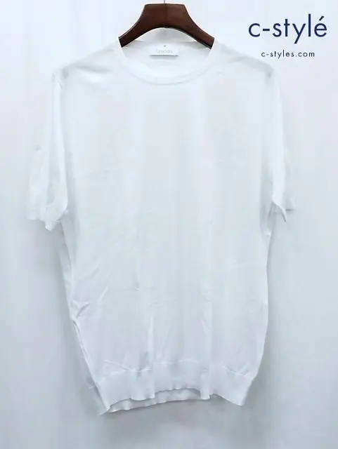 Cruciani クルチアーニ 半袖ニット 52 ホワイト MAN123C