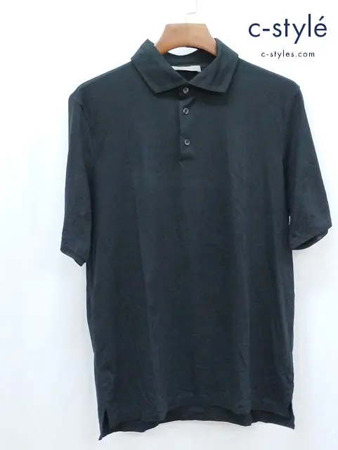 Cruciani クルチアーニ ポロシャツ 54 ブラック 半袖 CU13.321