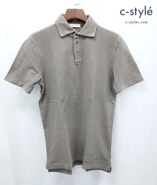 Cruciani クルチアーニ ポロシャツ 52 ブラウン系 半袖 CUJVL.P32