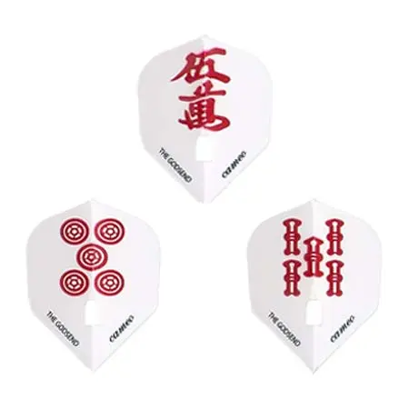 CAMEO(カメオ) ダーツ フライト L-Flight PRO(エルフライトプロ) GODSEND FLIGHT RED TAILES(赤牌) シェイプ